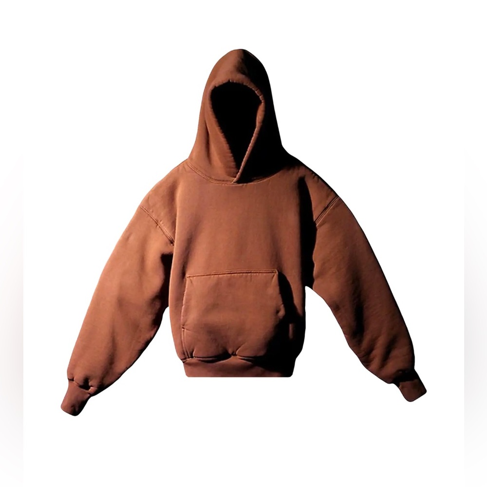 YZY X GAP PERFECT HOODIE SWEATSHIRT SWEATER BROWN KIDS LARGE YEEZY KANYE NWOT
